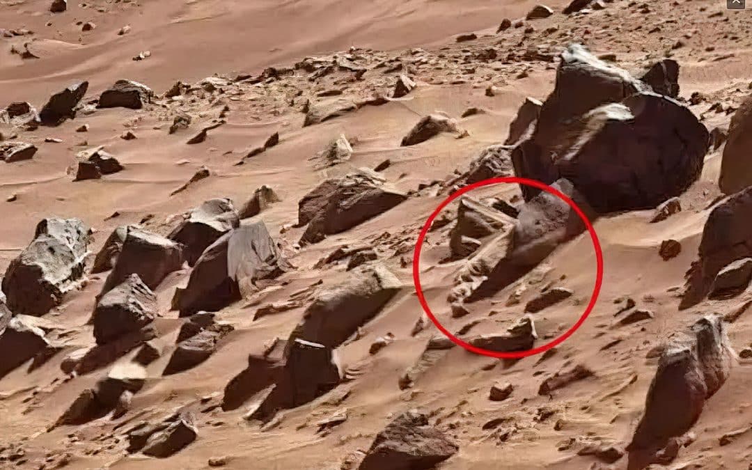Kopf einer ägyptischen Statue auf Mars gefunden